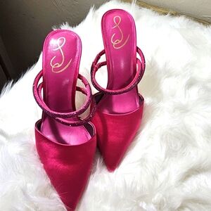 Sam Edelman Pink Satin Women's Heels